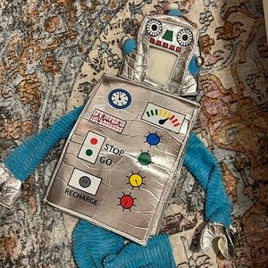 4 piece toddler robot costume